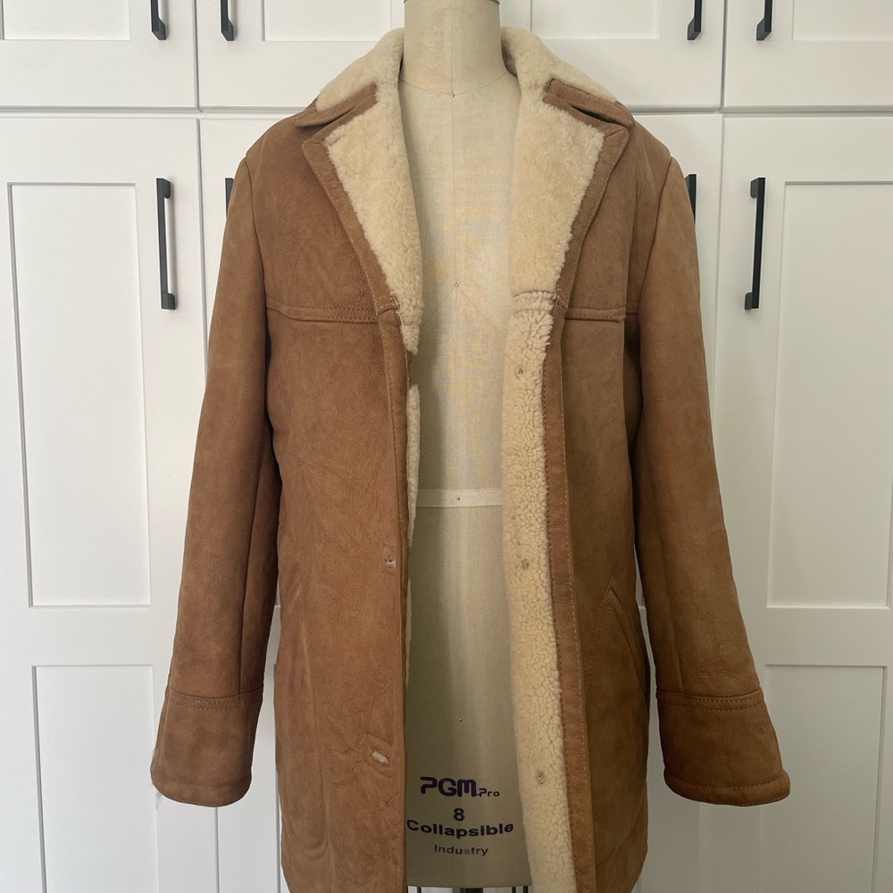 Vintage Shearling Long Jacket
